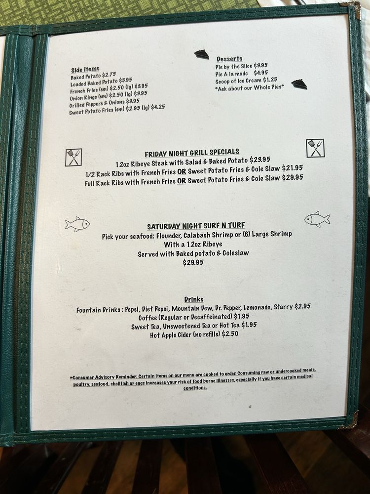 Louise's Rock House Restaurant Menu - Image 3